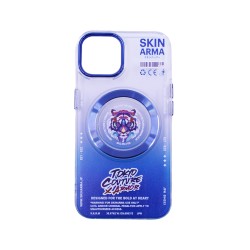 Capa Magnetic Design Skinarma Para Apple iPhone 11 Azul Claro Capa Magnetic Design Skinarma Para Apple iPhone 11 Azul Claro